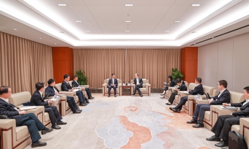 中国农业银行浙江省分行行长王全刚莅临腾博会官网调研