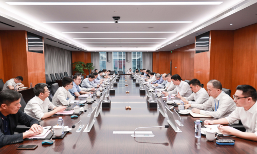 财务部资环司司长郜进兴一行莅临腾博会官网调研并召开排污权有偿使用座谈会