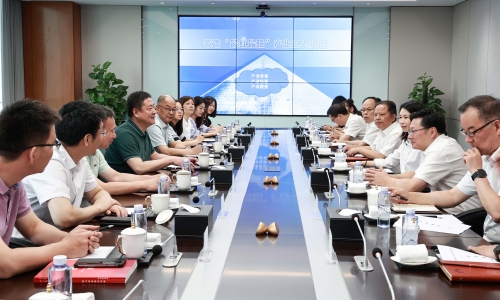 江苏省扬州市总工会考察组来腾博会官网调研交流