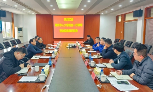 湖州市人大常委会党组书记、、、主任孙贤龙莅临腾博会官网恒腾调研