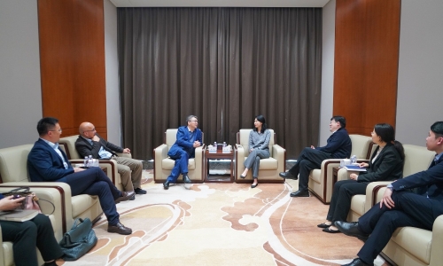 中国建设银行浙江省分行副行长邓波莅临腾博会官网调研