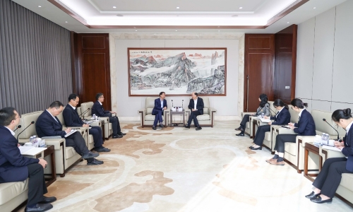 中国银行浙江省分行行长程军莅临腾博会官网调研指导